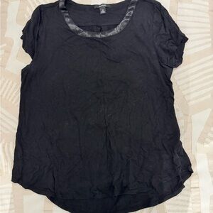 Alfani Black Short Sleeve Top